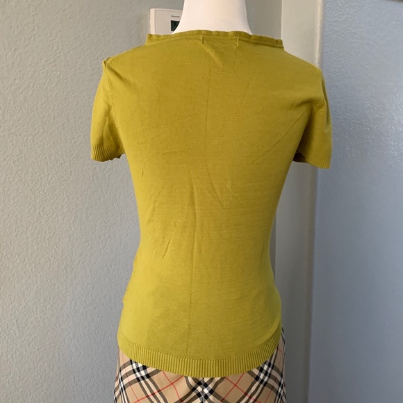 Burberry knit top olive green - Picture 3 of 6